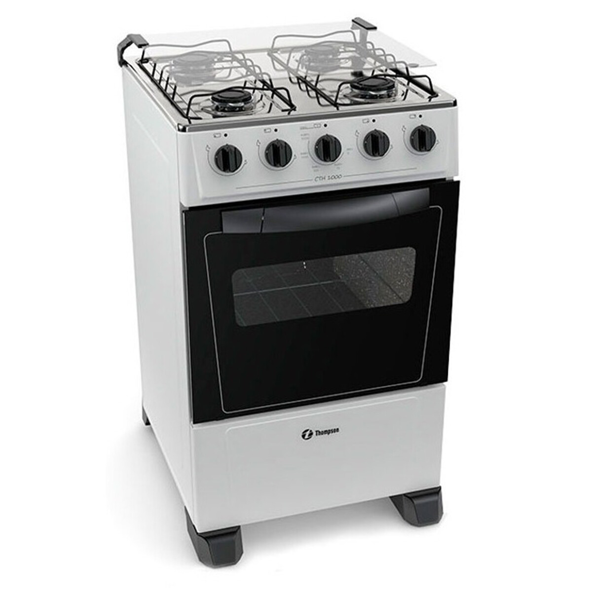 Cocina Thompson A Gas Cth 1000 4 Hornallas Blanca 