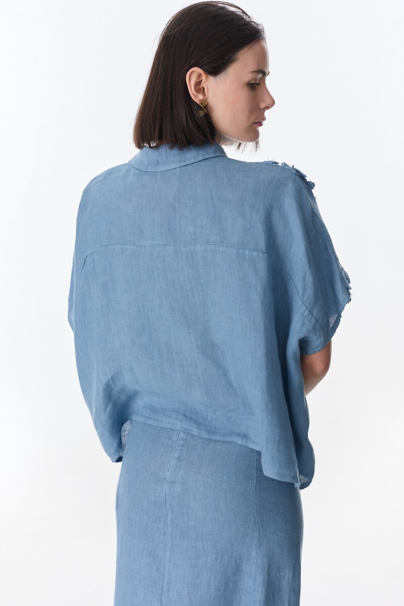 Camisa Zennon Azul