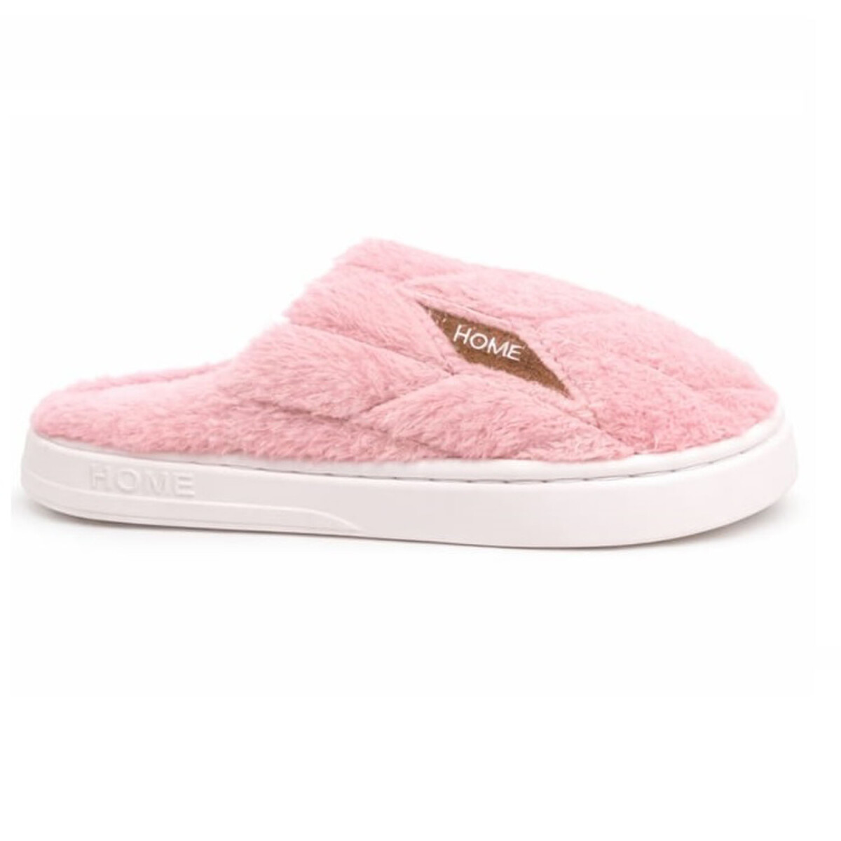 Pantuflas Unisex Suela Antideslizante Felpa Suave y Abrigada - Rosa 