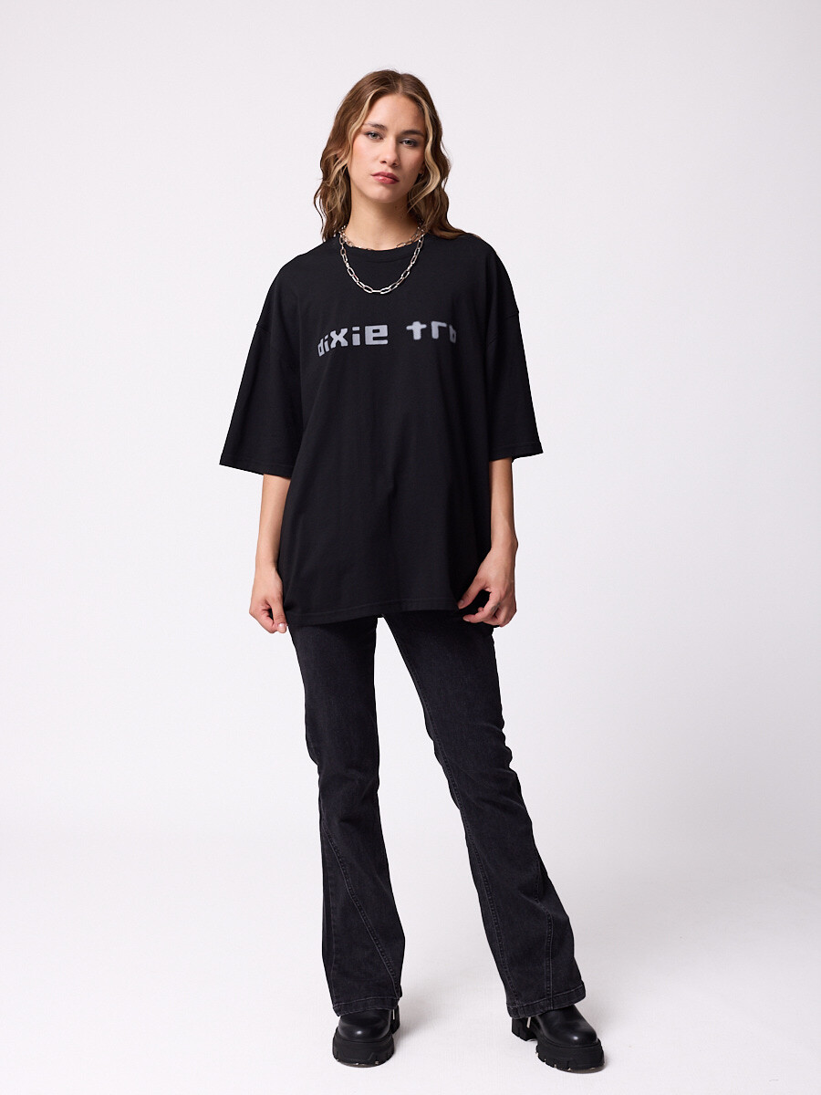 T-SHIRT ISCLA DIXIE Negro