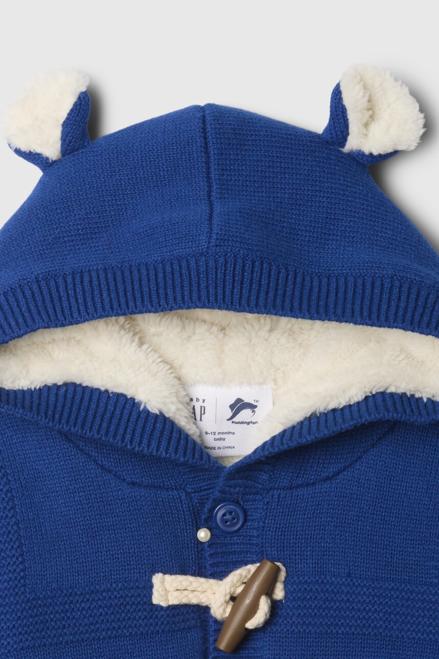 Canguro Con Felpa Paddington Bebé Sodalite Blue 19-3953