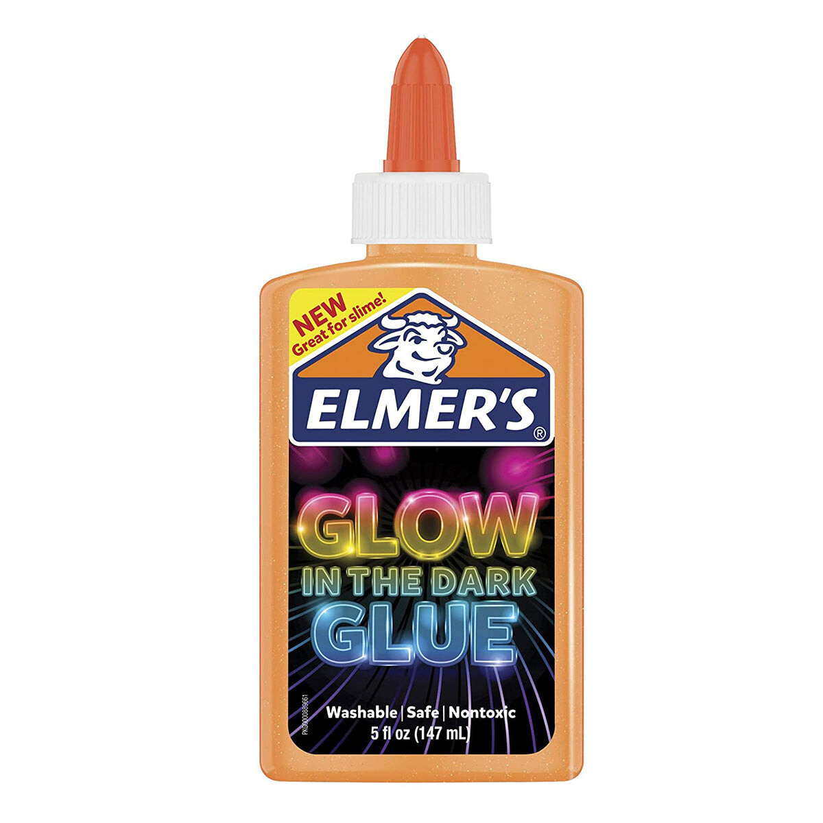 Elmers Cascola Para Slime Brilla En Oscuridad 147ml - Naranja 