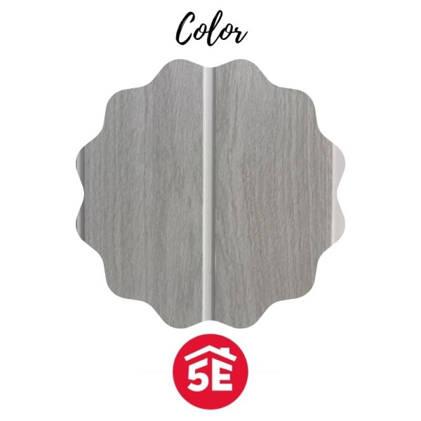 CIELO RASO PVC LISO 20 CM X 6 MT X 6 MM - CINZA ROBLE CIELO RASO PVC LISO 20 CM X 6 MT X 6 MM - CINZA ROBLE