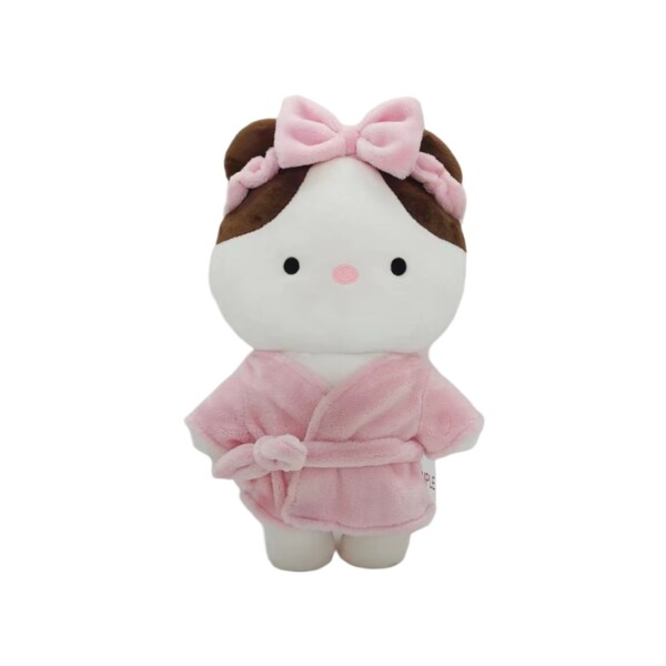 Peluche gatita con bata Peluche gatita con bata