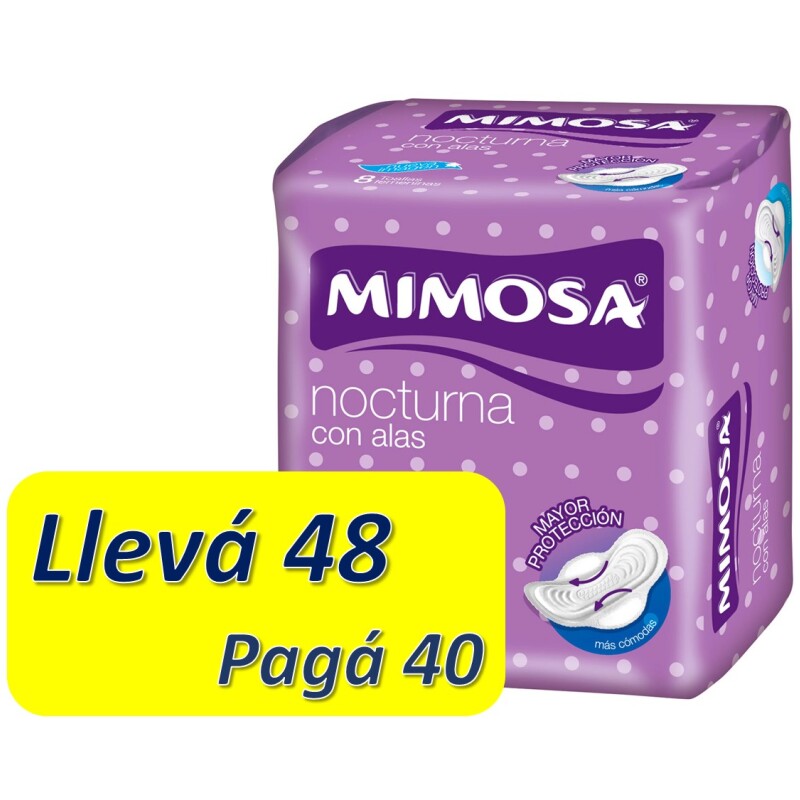 Toalla Femenina Mimosa Nocturna C/Alas X48
