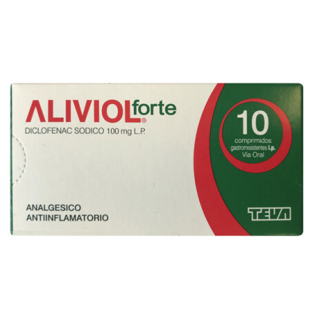 Aliviol Forte 100mg Teva x 10 COM Aliviol Forte 100mg Teva x 10 COM