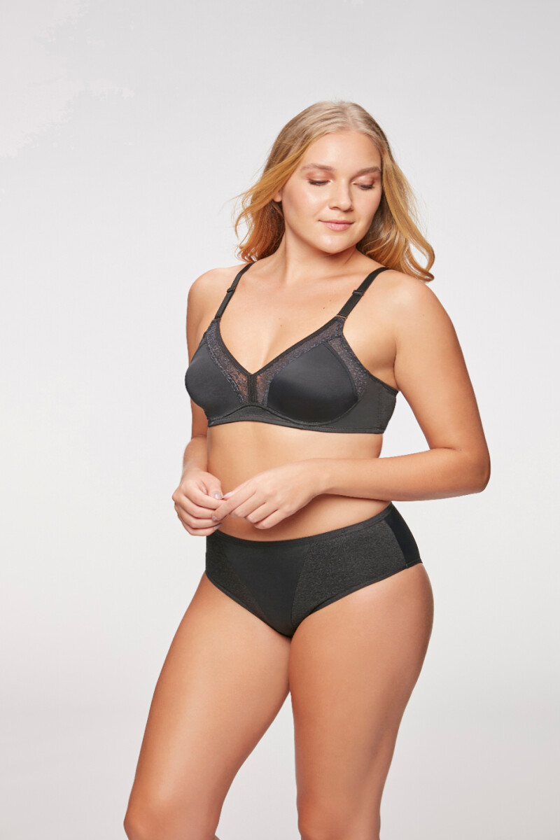 LADYFORM LACE N NEGRO