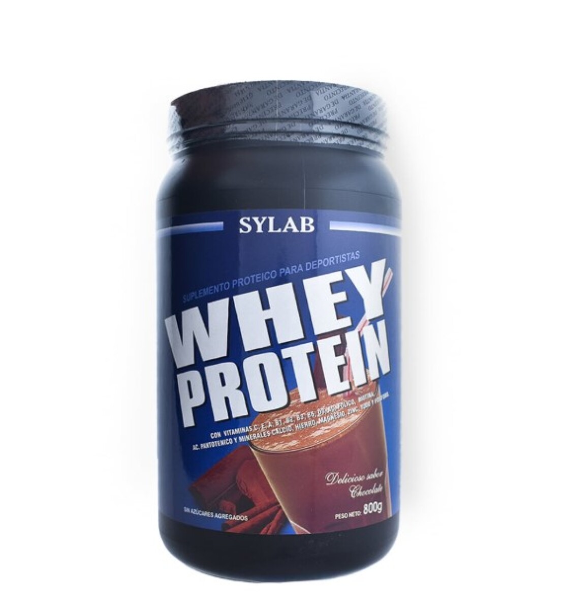Whey Protein Suplemento proteico Sylab 800g - Sabor chocolate 