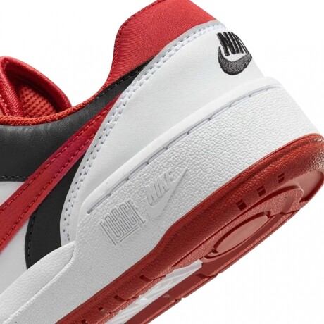 Championes Nike Full Force Low Red/White
