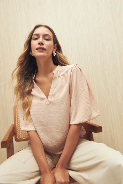 BLUSA PETALO Rosa Bebé