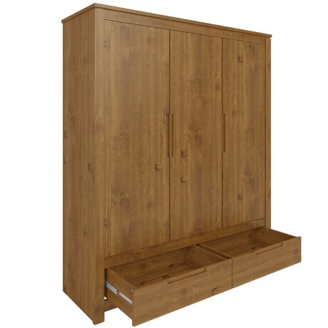 PLACARD ROPERO 3 PUERTAS MADERA NATURAL-BEIGE FRESNO