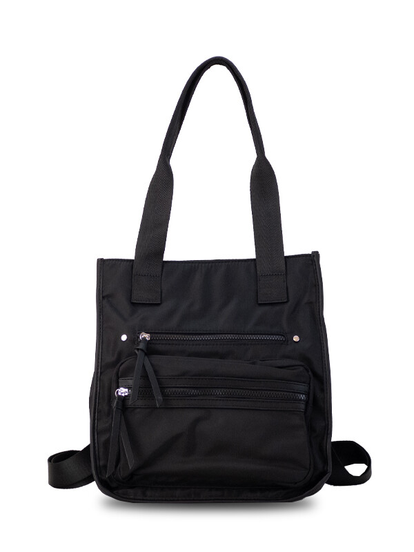 MOCHILA CARTERA CRETA NEGRO