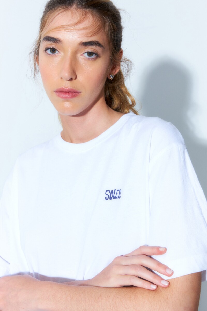 Remera soleil blanco