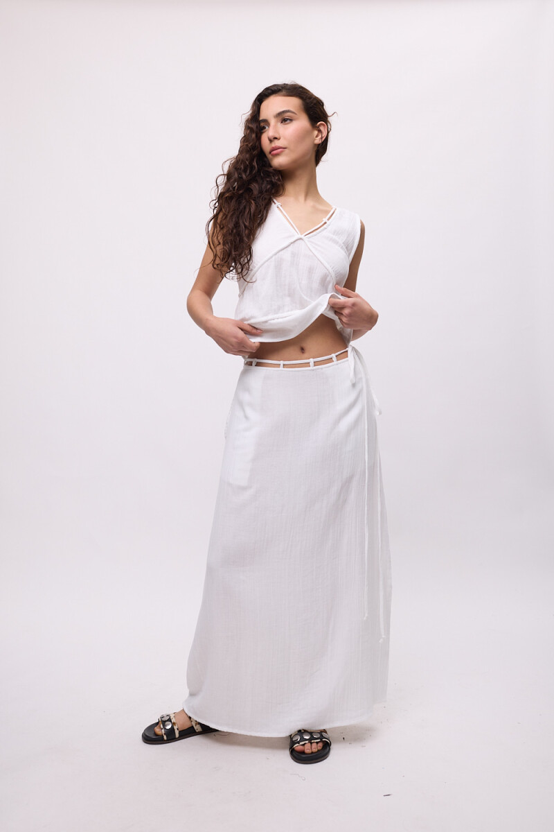 Falda Gonnie - Blanco 