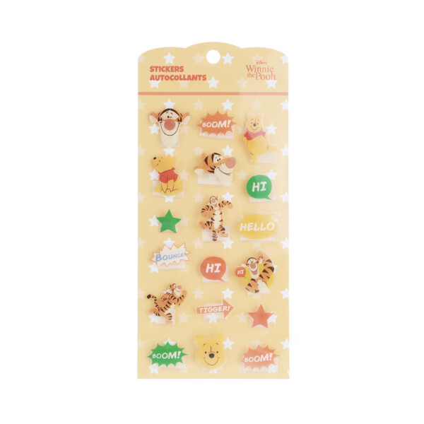 Stickers Winnie Pooh amarillo