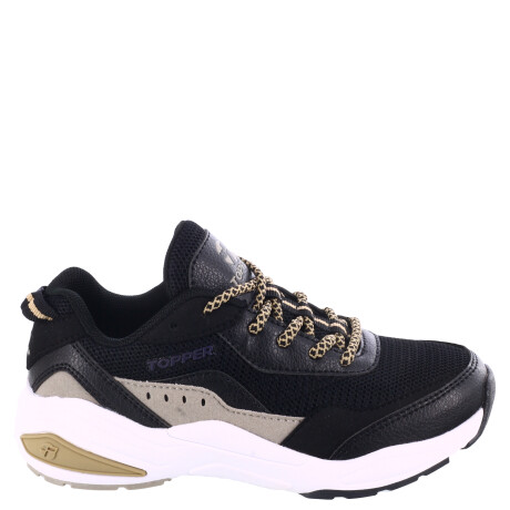 Championes Infantiles Topper Circus Kids Negro - Beige