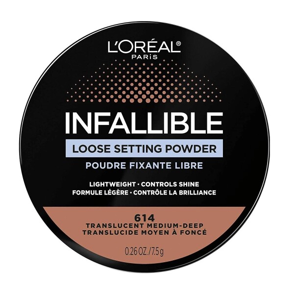 Polvo Translúcido Infallible Loose Setting Powder 614 Medium-Deep - L'Oréal Polvo Translúcido Infallible Loose Setting Powder 614 Medium-Deep - L'Oréal