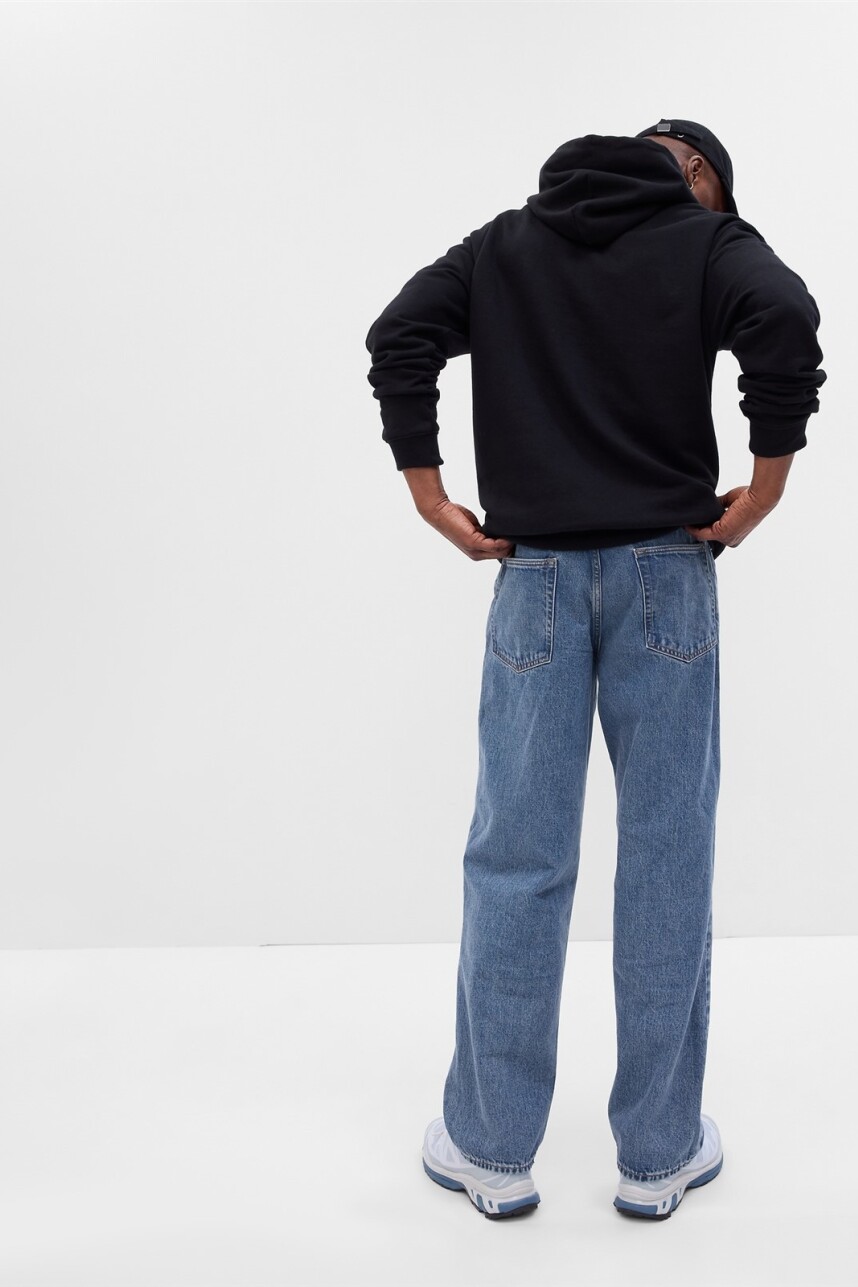 Jean Baggy Hombre Medium Wash
