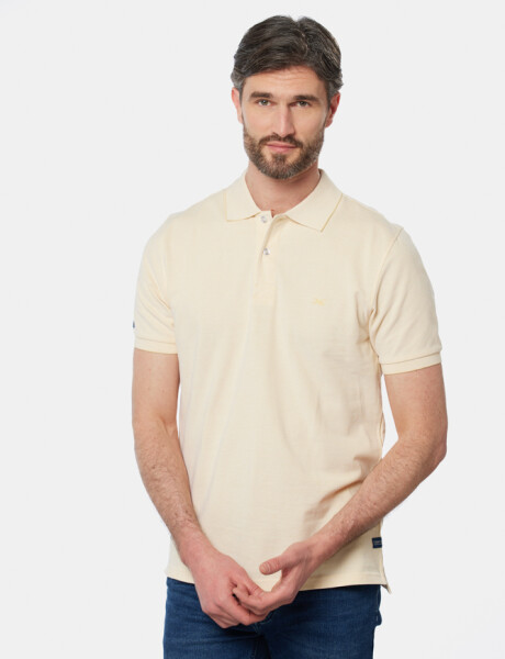 REMERA POLO LISA Amarillo