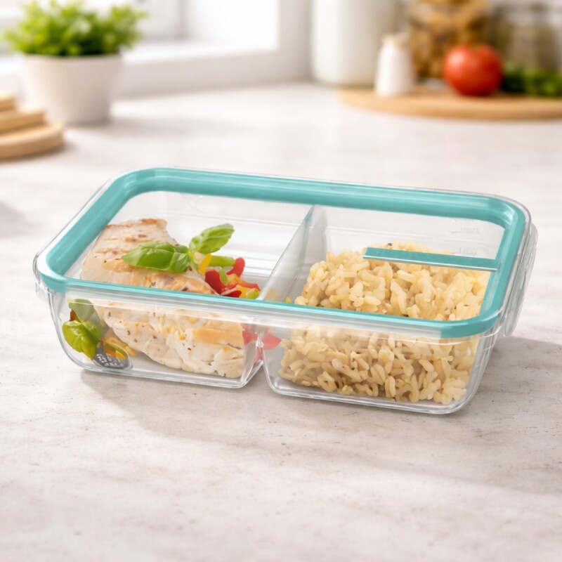 Pote con traba 730 ml VERDE