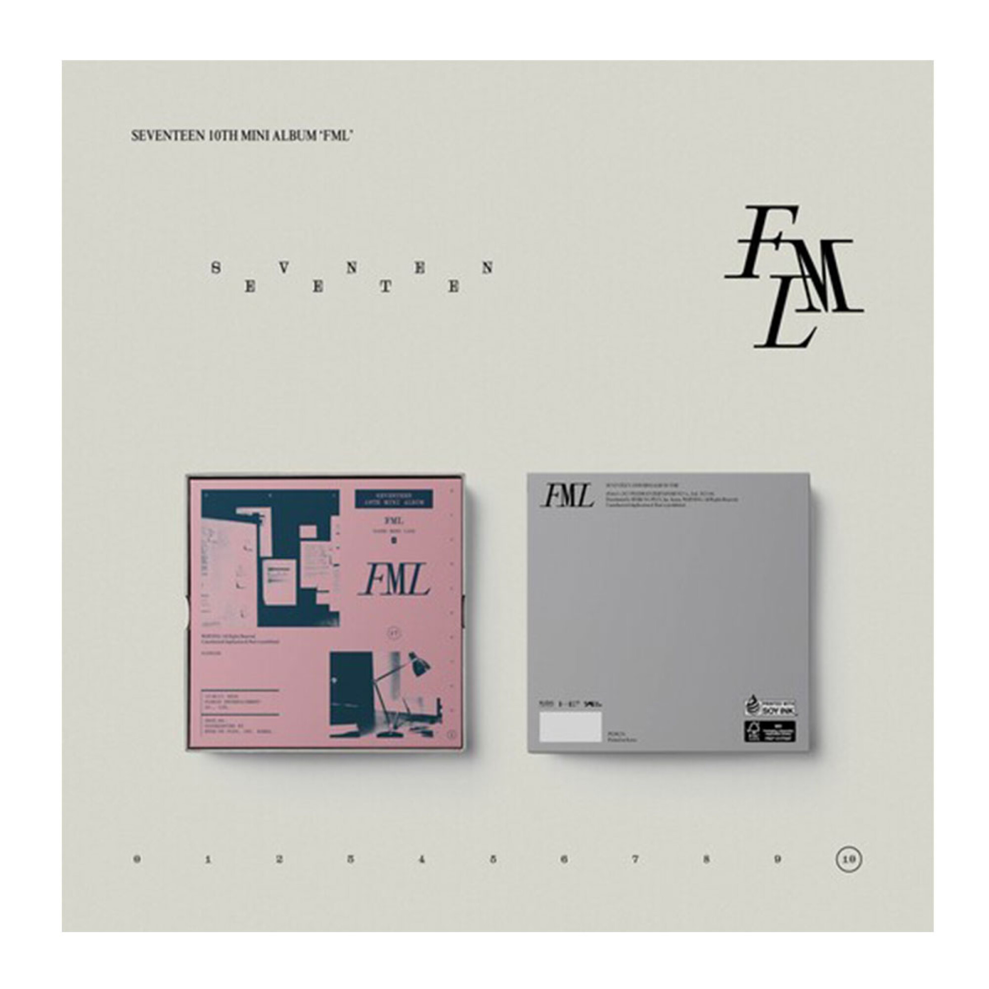 Seventeen - Seventeen 10th Mini Album Fml (b Ver.) - Cd — Palacio De La ...