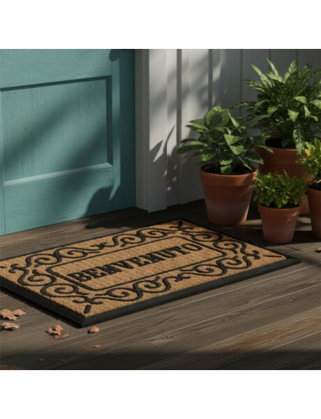 FELPUDO COCO/GOMA 40X60CM H.1CM BENVENUTO FELPUDO COCO/GOMA 40X60CM H.1CM BENVENUTO