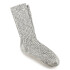 Medias Cotton Slub Gray White
