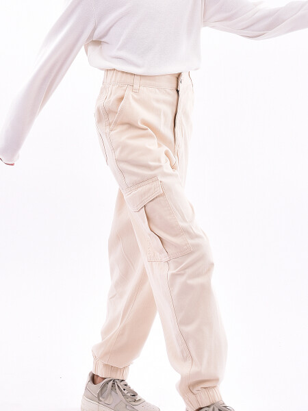 PANTALON CARGO ESTELA BEIGE
