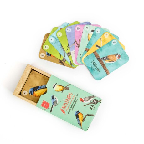 CARTAS CARTON AVISTANDO PÁJAROS DE URUGUAY