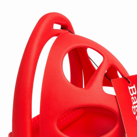 Estribo con Protector Plastico Rojo