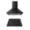 Campana Extractora Aeris 60CM Negro Pack De Campana Extractora Aeris 60CM + Anafe A Gas Vulcano Quad 4 Negro