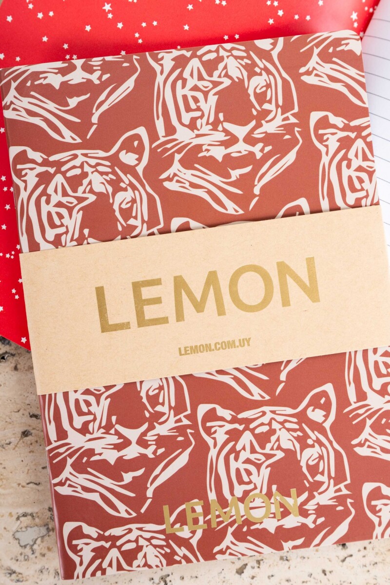 Notebook Print Tigres Ocre