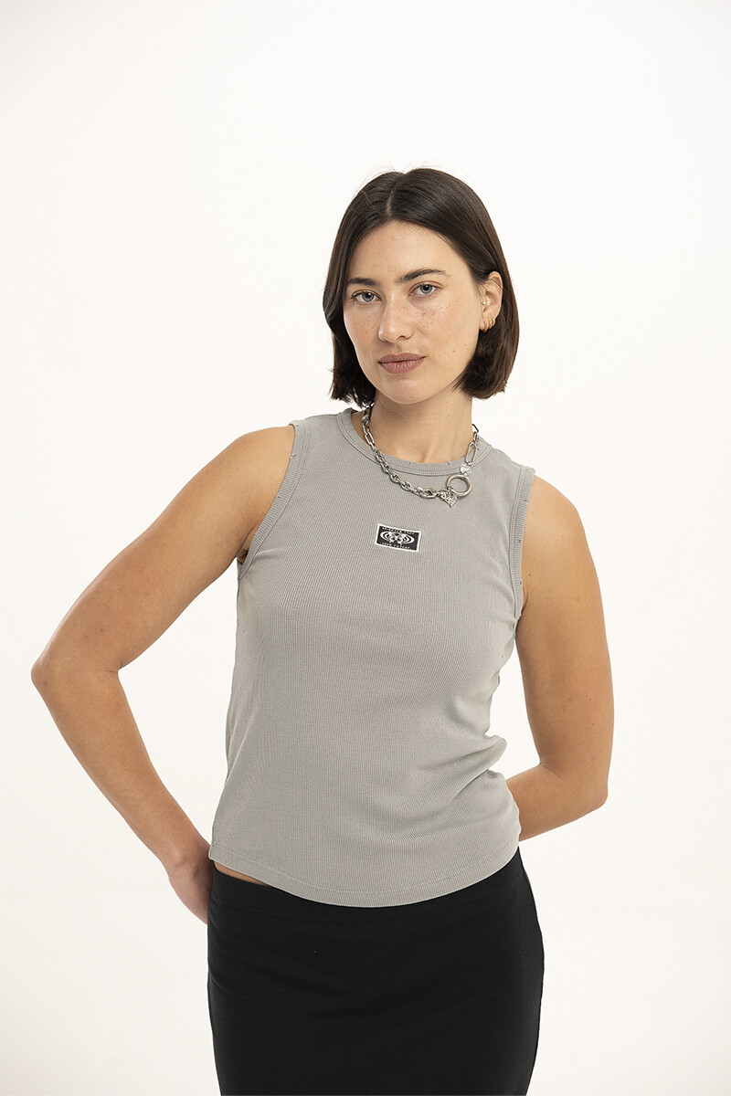 Musculosa Pulau Btfly Tank Top - Gris 
