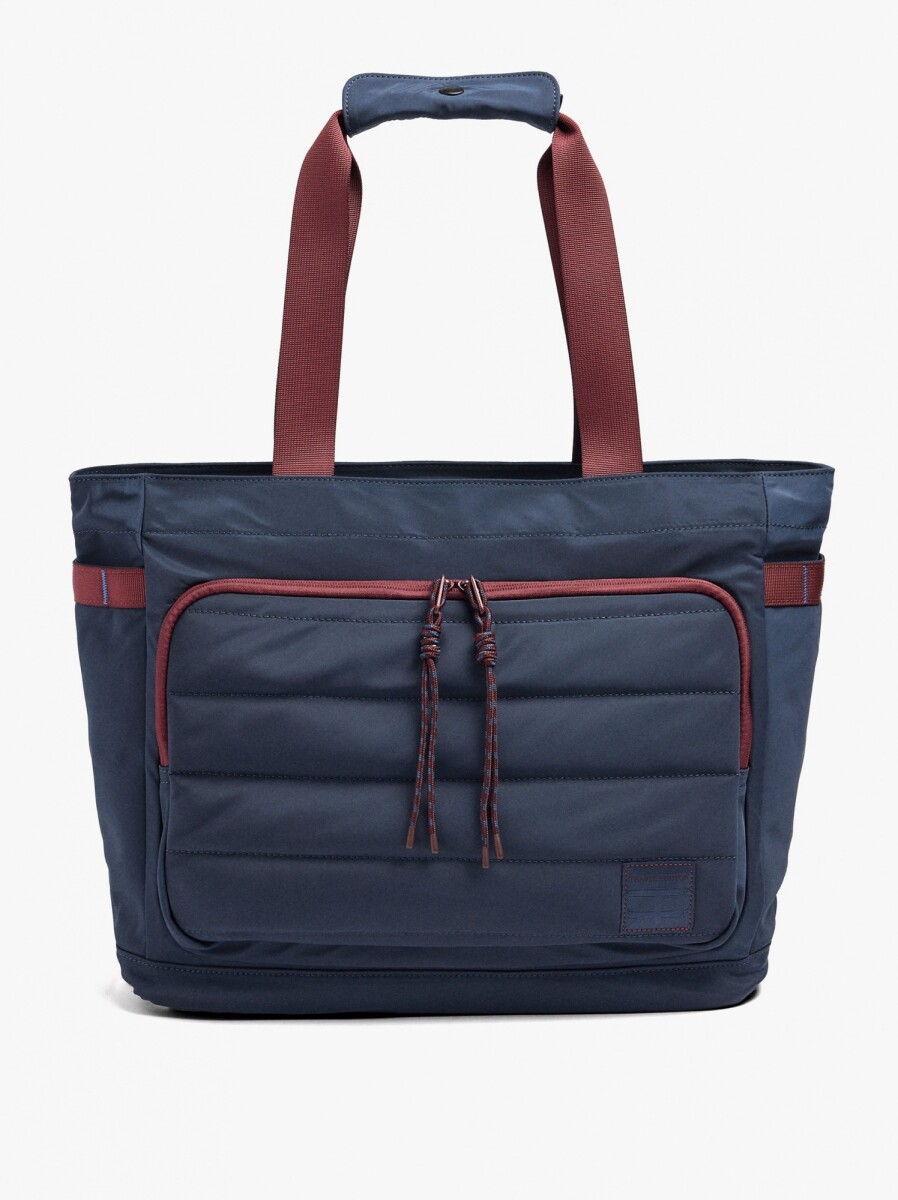 Bolso De Fin De Semana De Nylon - azul-marino 