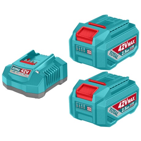 2 Baterías Litio Ion 2.5Ah + Cargador Rápido 2A 42v 2 Baterías Litio Ion 2.5Ah + Cargador Rápido 2A 42v