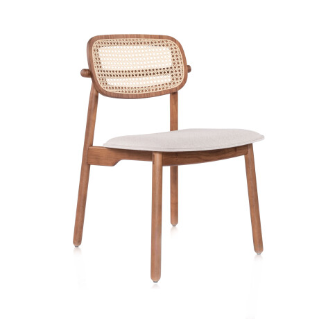 SILLA DE COMEDOR RATTAN-Y-MADERA NATURAL-BEIGE DANIELLE