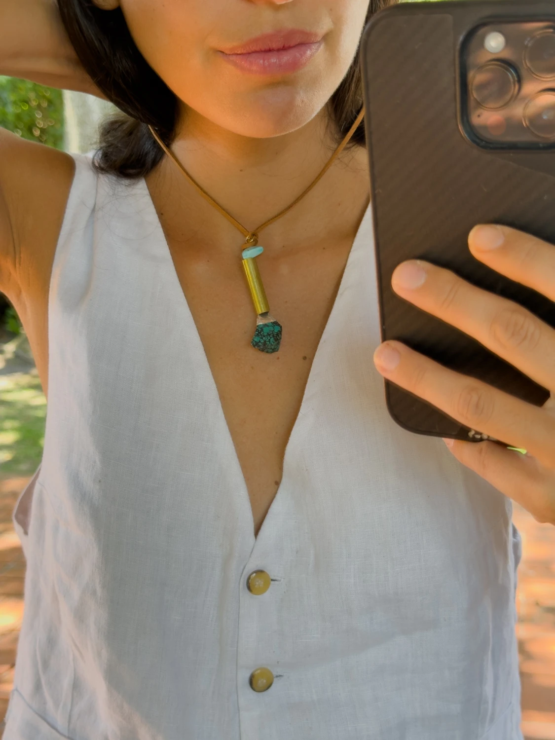 Raw Stone Necklace