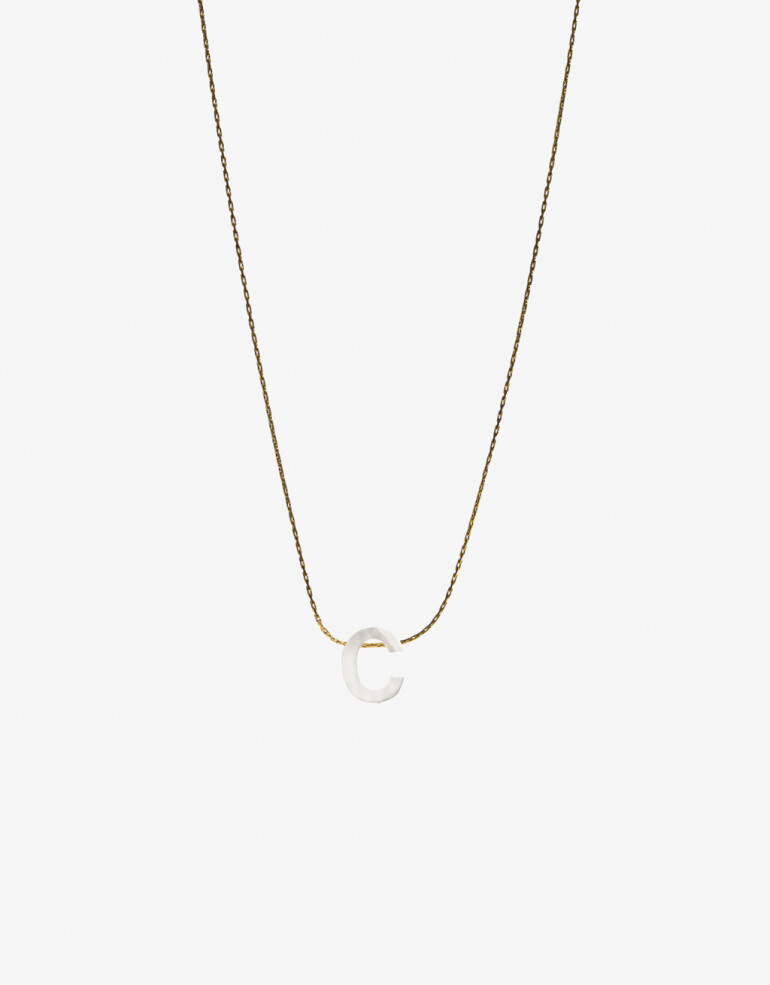 Cadena Corta con Dije Perlas Cadena Corta Con Dije C, Acero - Dorado