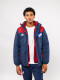 Set Parka Track Nacional Hombre Azul Marino, Beige, ordeaux