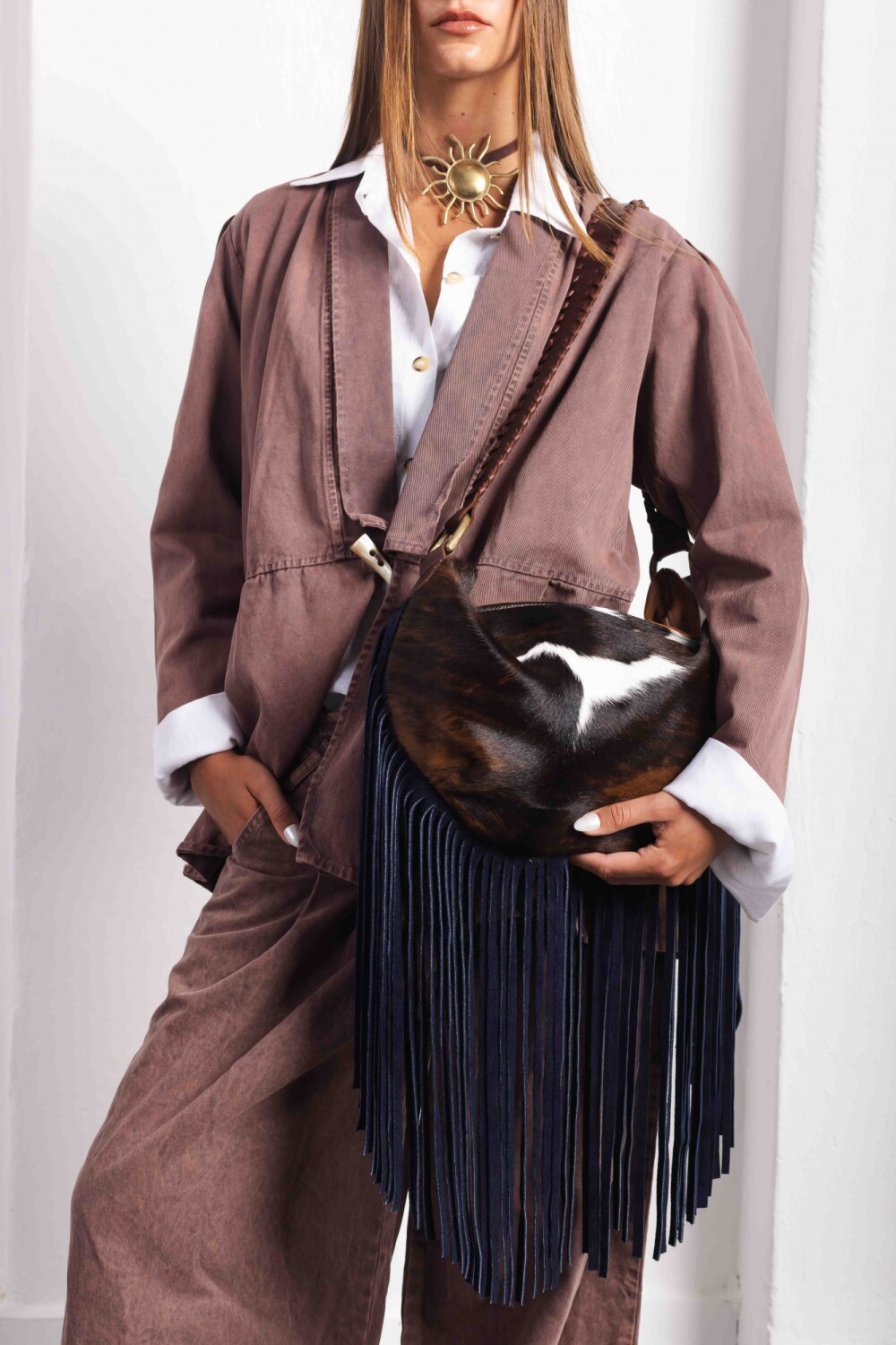 Bellaca Bag Cowhide Chocolate