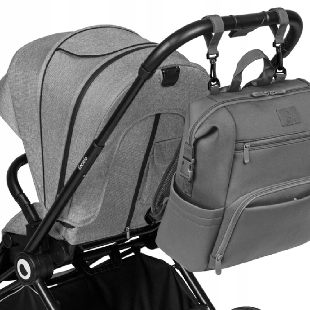 Mochila Maternal Cube Lionelo Gris