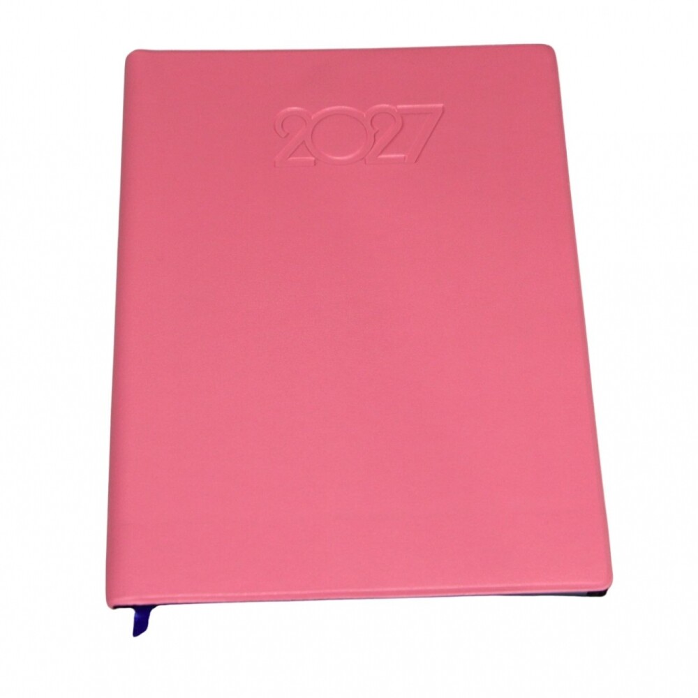 AGENDA ABEZETA 200 CLASICA DEL AÑO TAPA FUNDA COLOR ROSADO
