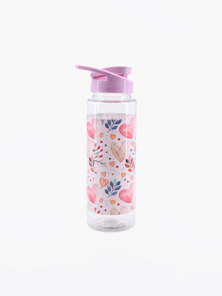 BOTELLA HEART ROSADO