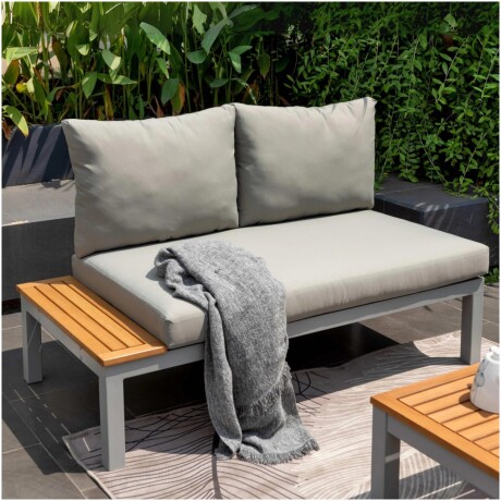 Sillón De Jardín Con Mesa RUSTICO Kingsbury Hydra 2 Plazas Sillón De Jardín Con Mesa RUSTICO Kingsbury Hydra 2 Plazas