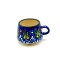 Taza de té de cerámica artesanal Azul