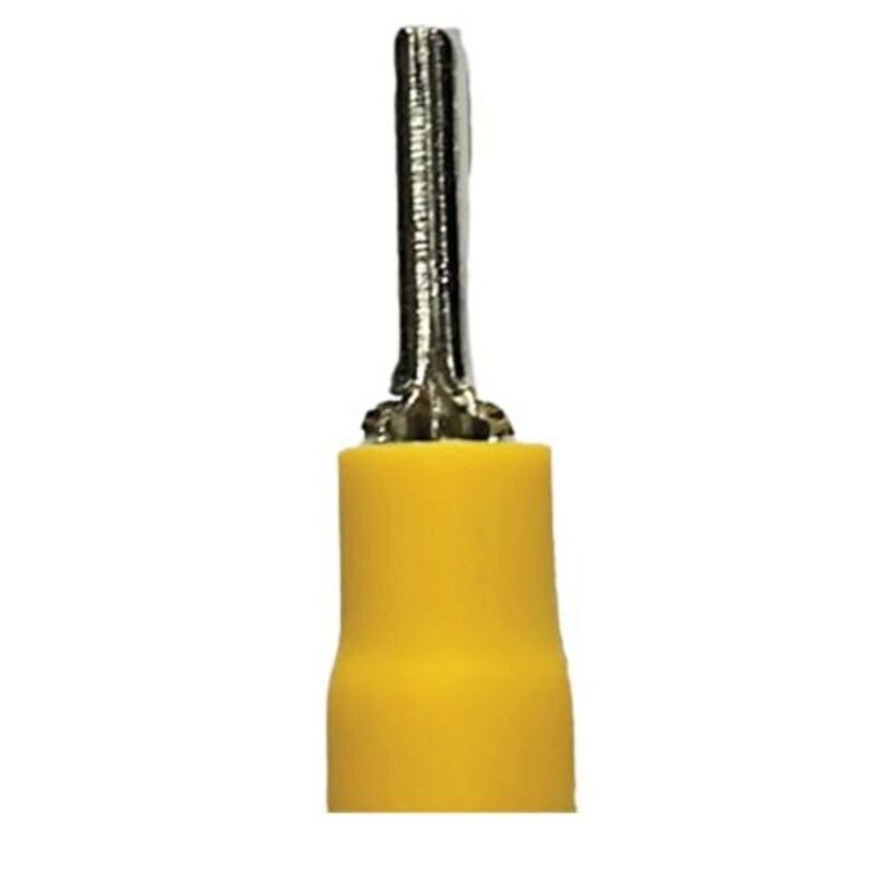 TERMINAL PREAISLADA PINO  4MM2 - 6MM2 AMARILLO TERMINAL PREAISLADA PINO  4MM2 - 6MM2 AMARILLO