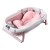 Baño Plegable Termómetro + Colchón Bebé Baby Antideslizante Color Variante Rosado