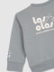 Sudadera Con Print Azul