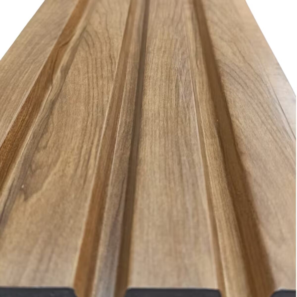 Panel Eps acanalado interior 3D Roble 2850x168x18mm Panel Eps Acanalado Interior 3d Roble 2850x168x18mm