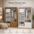 Placard Ropero Armario Astro 4 Puertas 2 Cajones MARRON